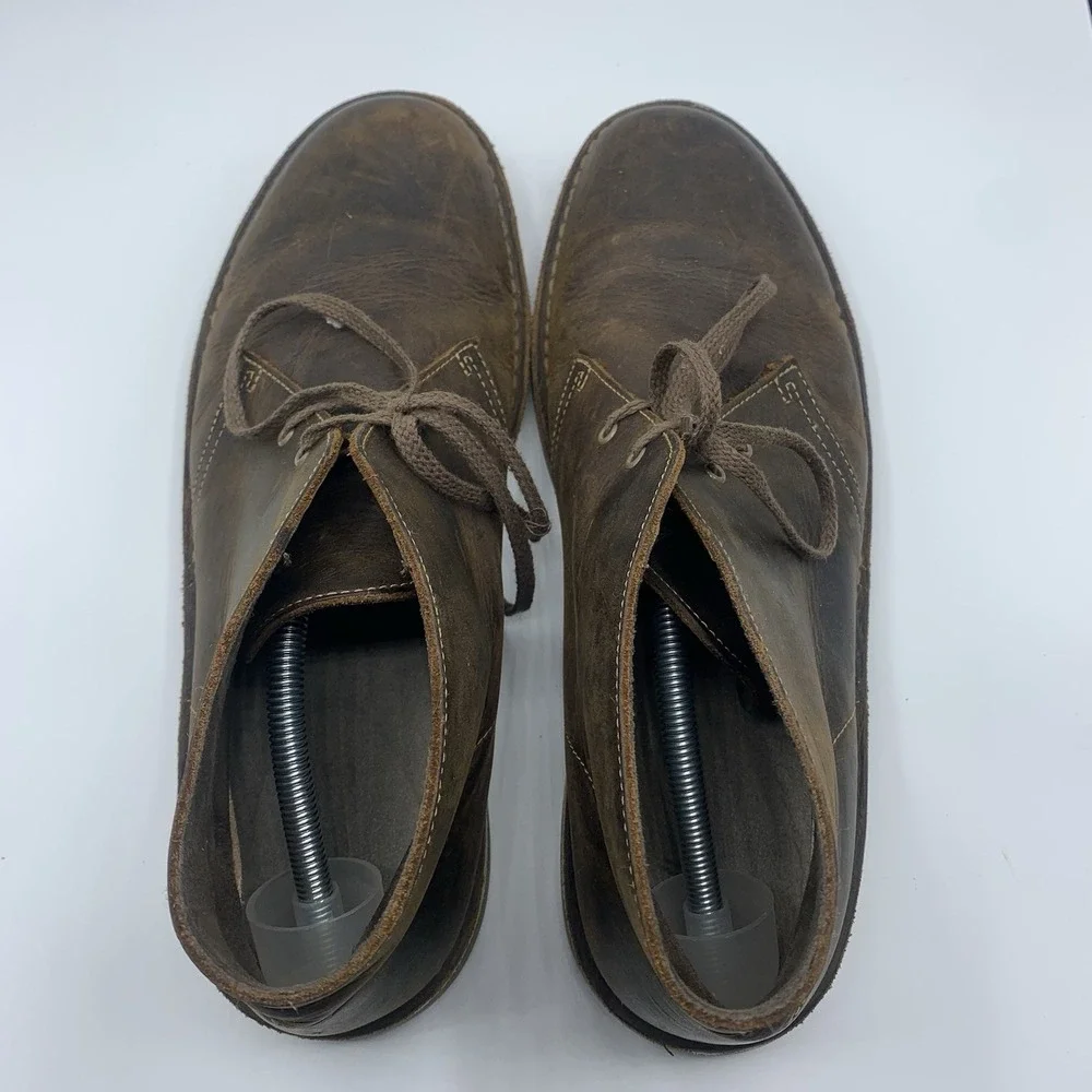 Clarks Bushacre 2 Beeswax Desert Boot Chukka Size 11 Men's Brown